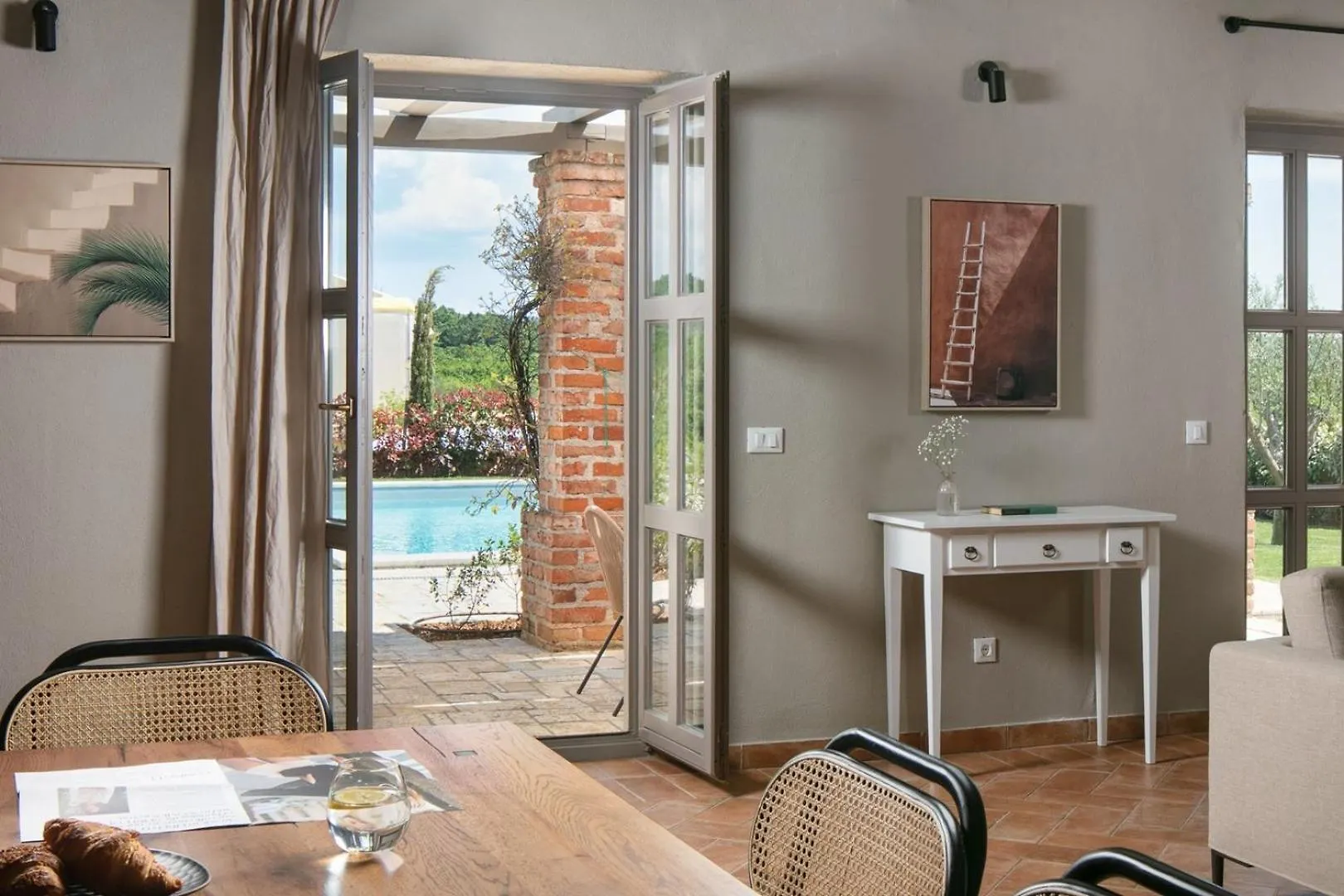 Rustic Villa Calluna & Cardamine With A Pool Sveti Lovrec Pazenaticki